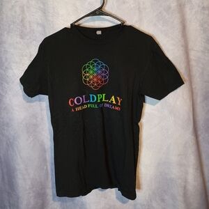Coldplay‎ A Head Full Of Dreams Graphic Tour 2016 Band Tee